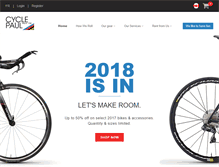 Tablet Screenshot of cyclepaul.com